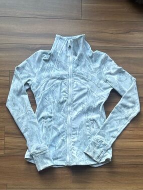 White Women's Zip-Up Jacket